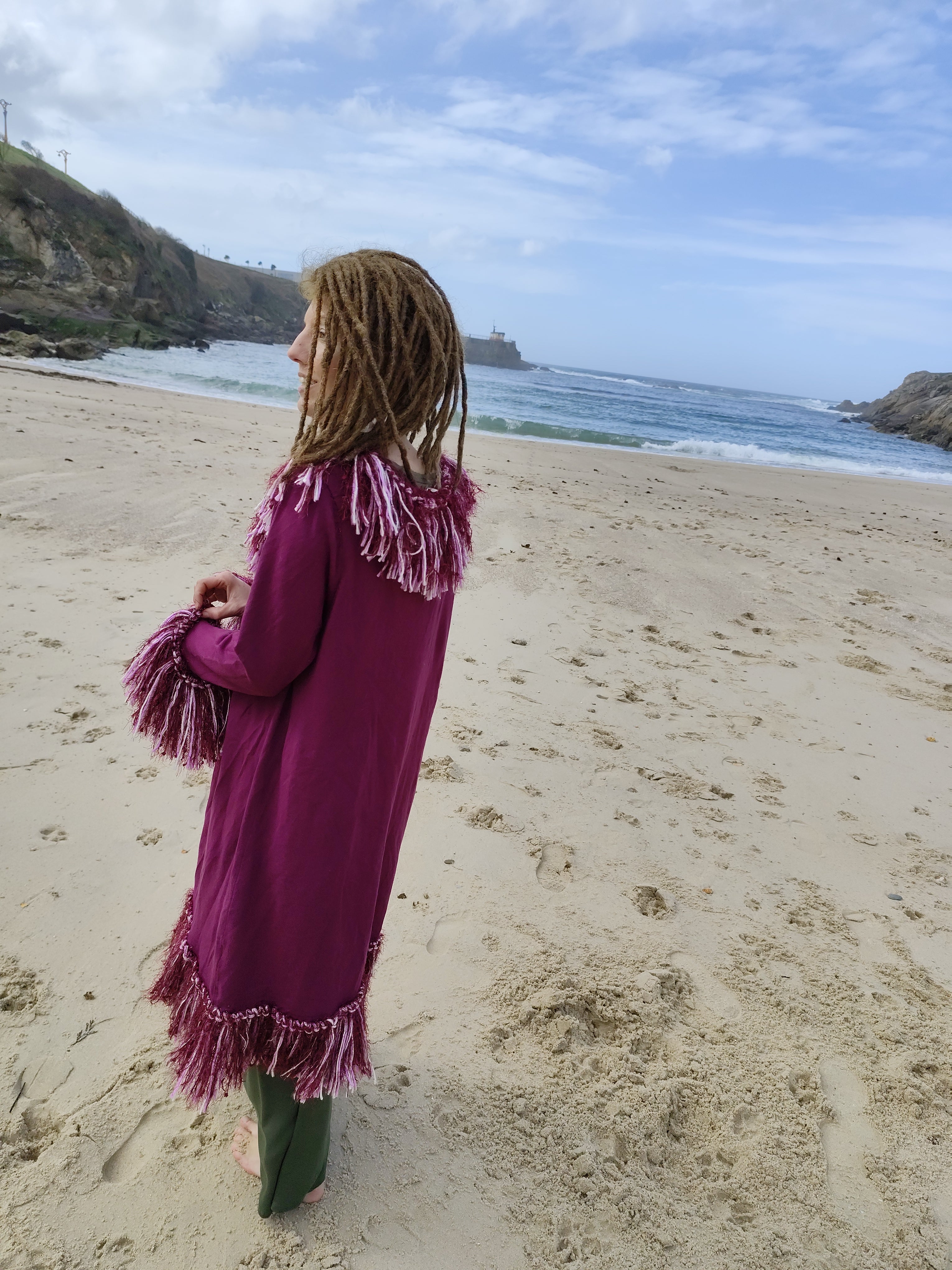 Chaqueta estampada estilo boho