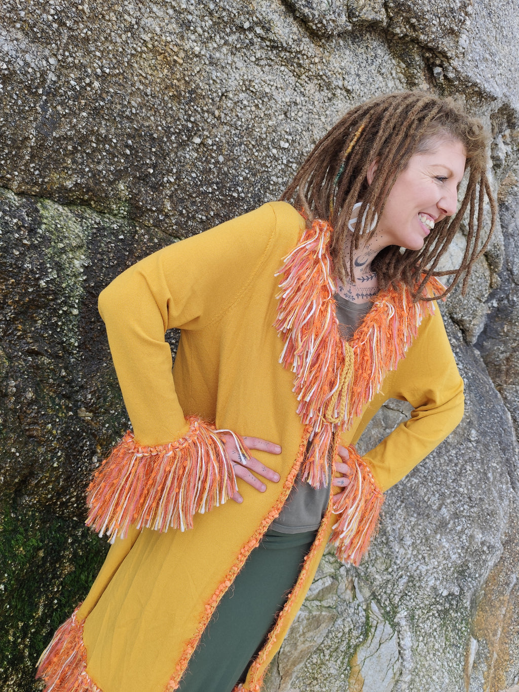 Chaqueta étnica estilo bohemio