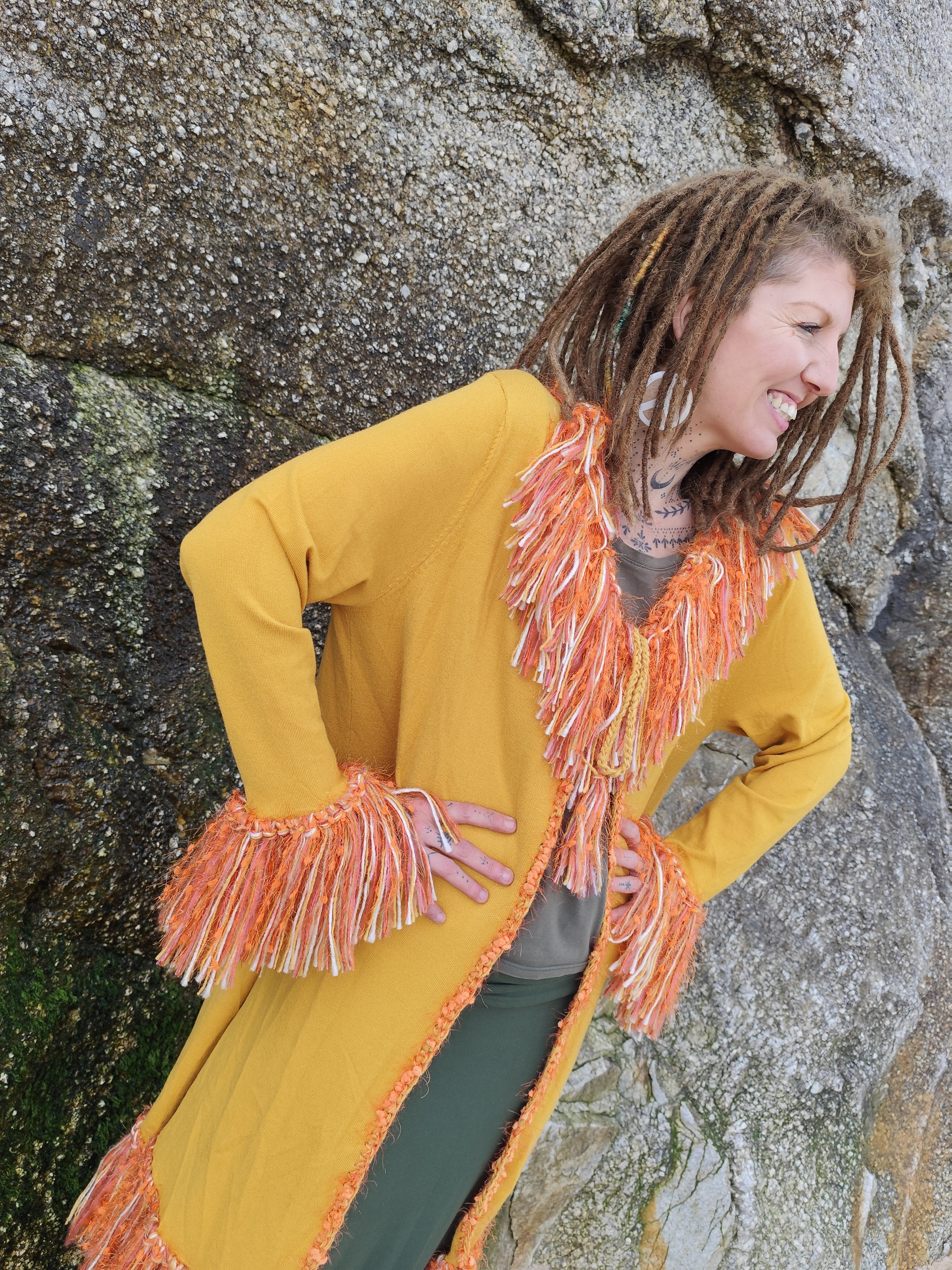 Chaqueta étnica estilo bohemio