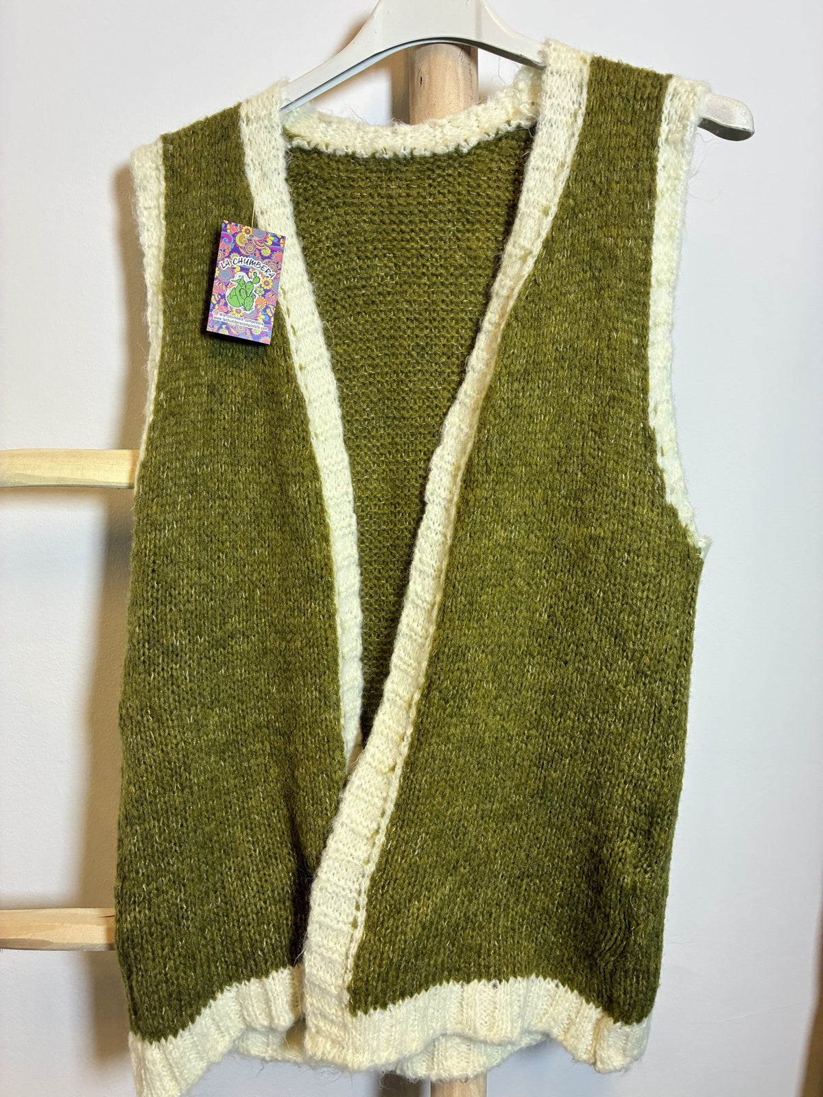 Chaleco Boho Bicolor de Punto