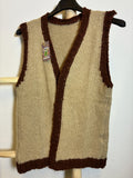 Chaleco Boho Bicolor de Punto