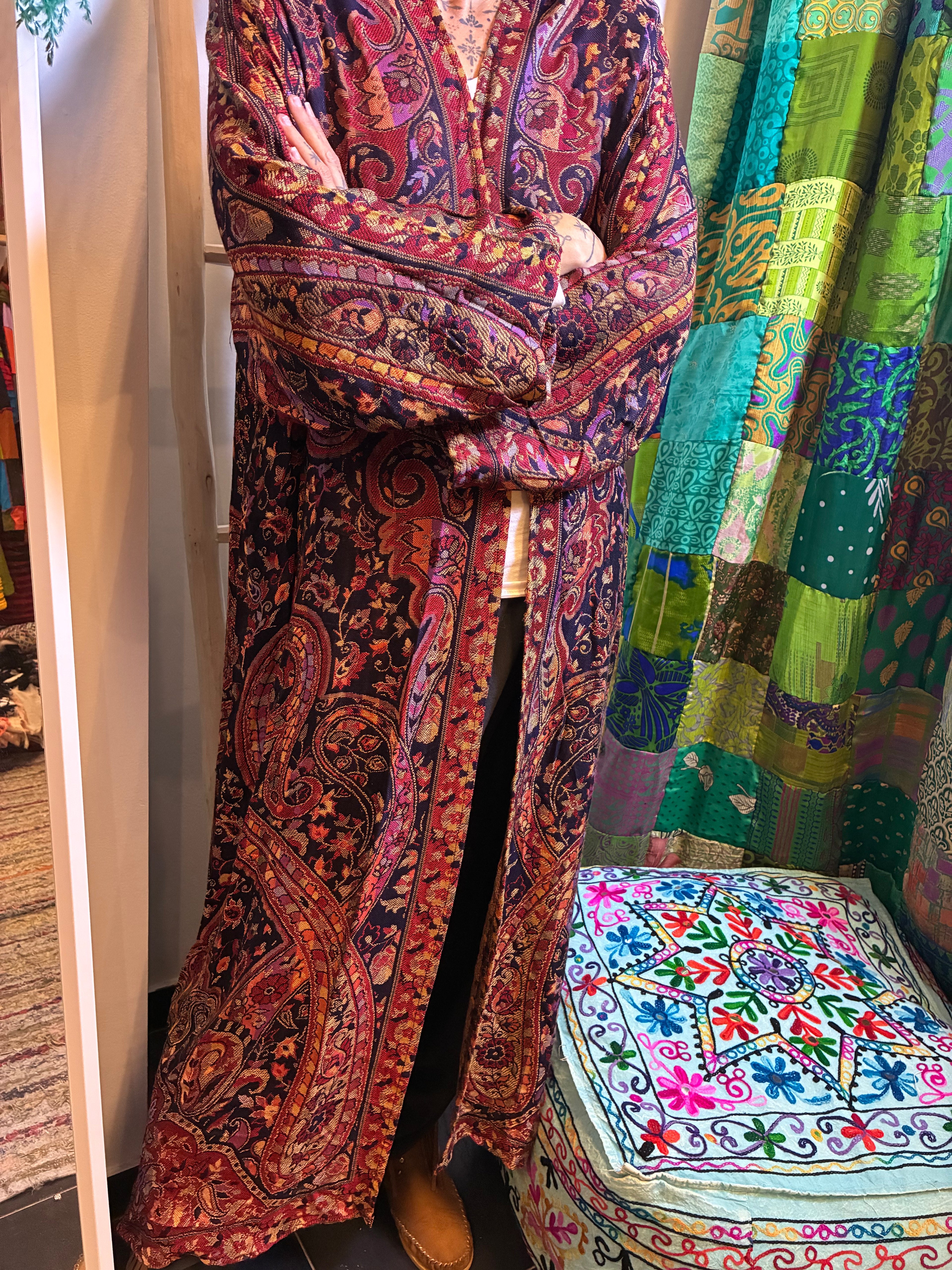 Kimono Largo Paisley Boho