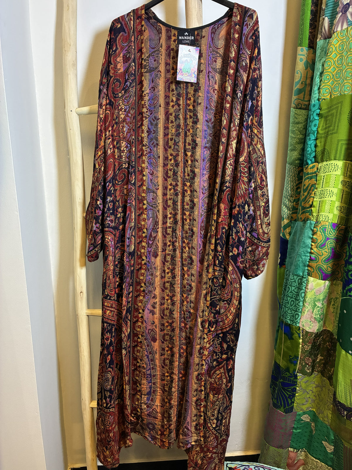 Kimono Largo Paisley Boho