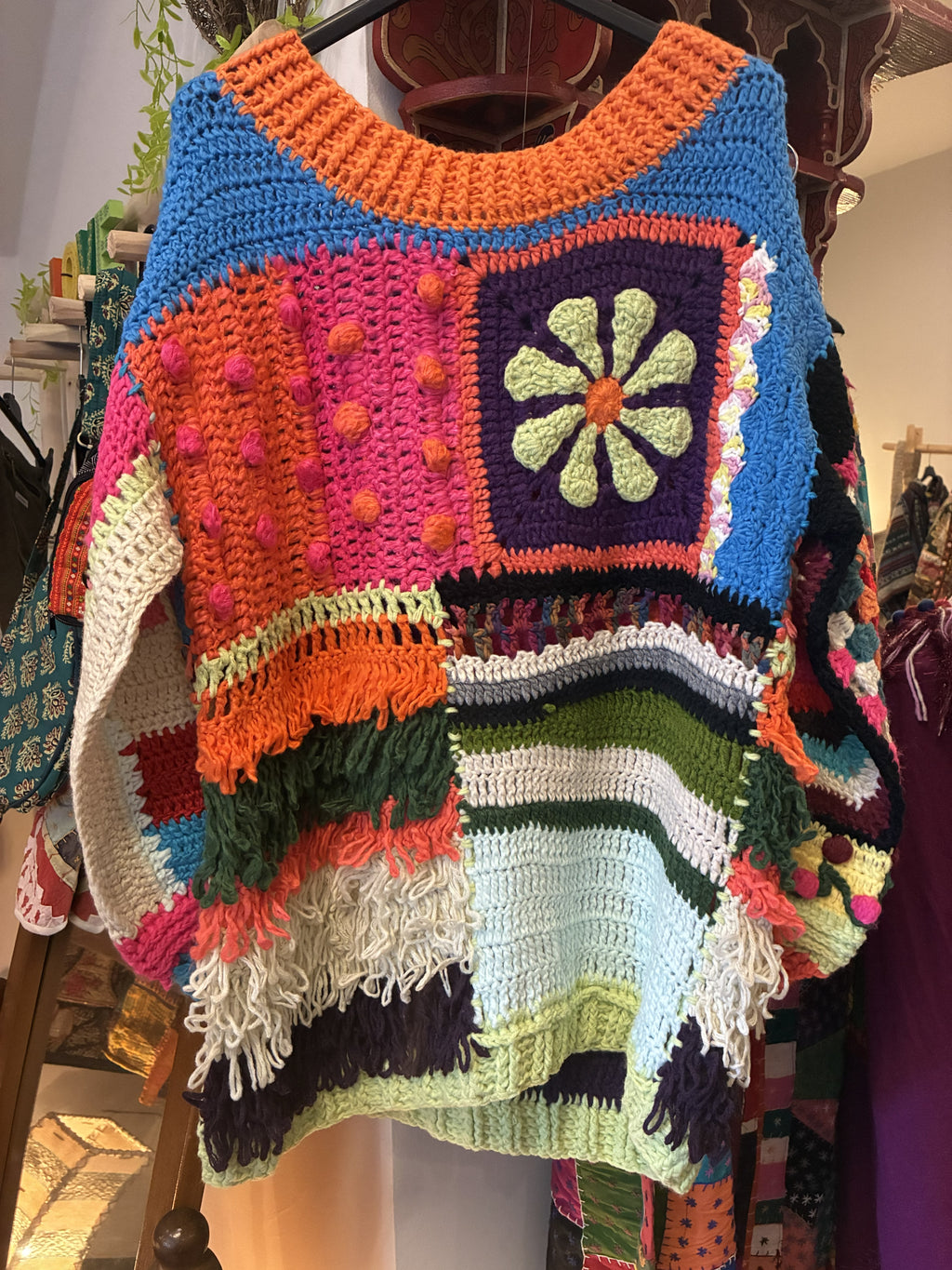 Jersey Crochet Patchwork Alma