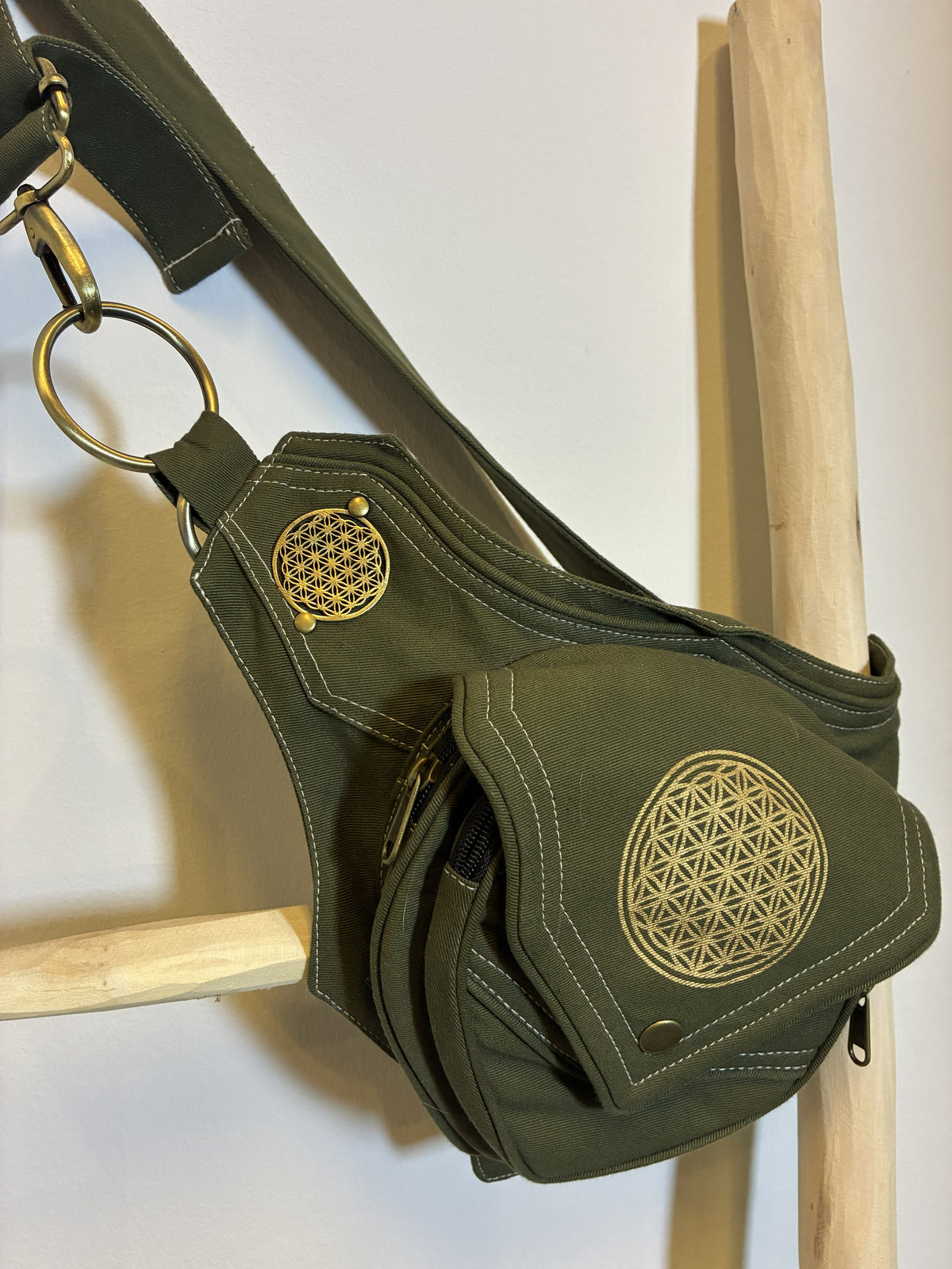 Riñonera Multipocket Flor de la Vida