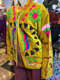 Chaqueta Suzani Mostaza