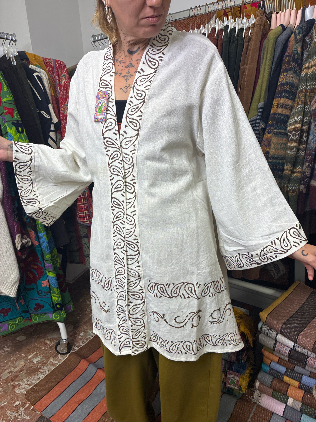 Kimono Block Print Nómada