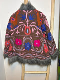 Chaqueta Suzani Corta con Pelo