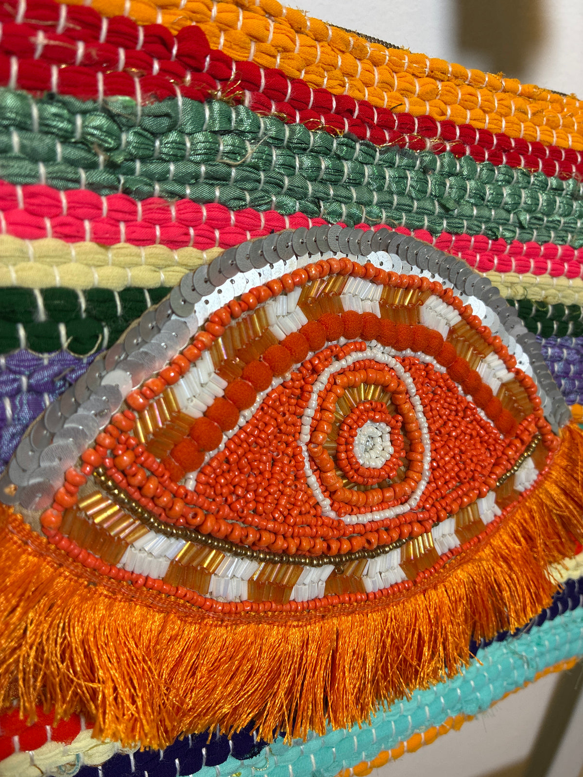 Bolso Bandolera Ojo Boho Multicolor
