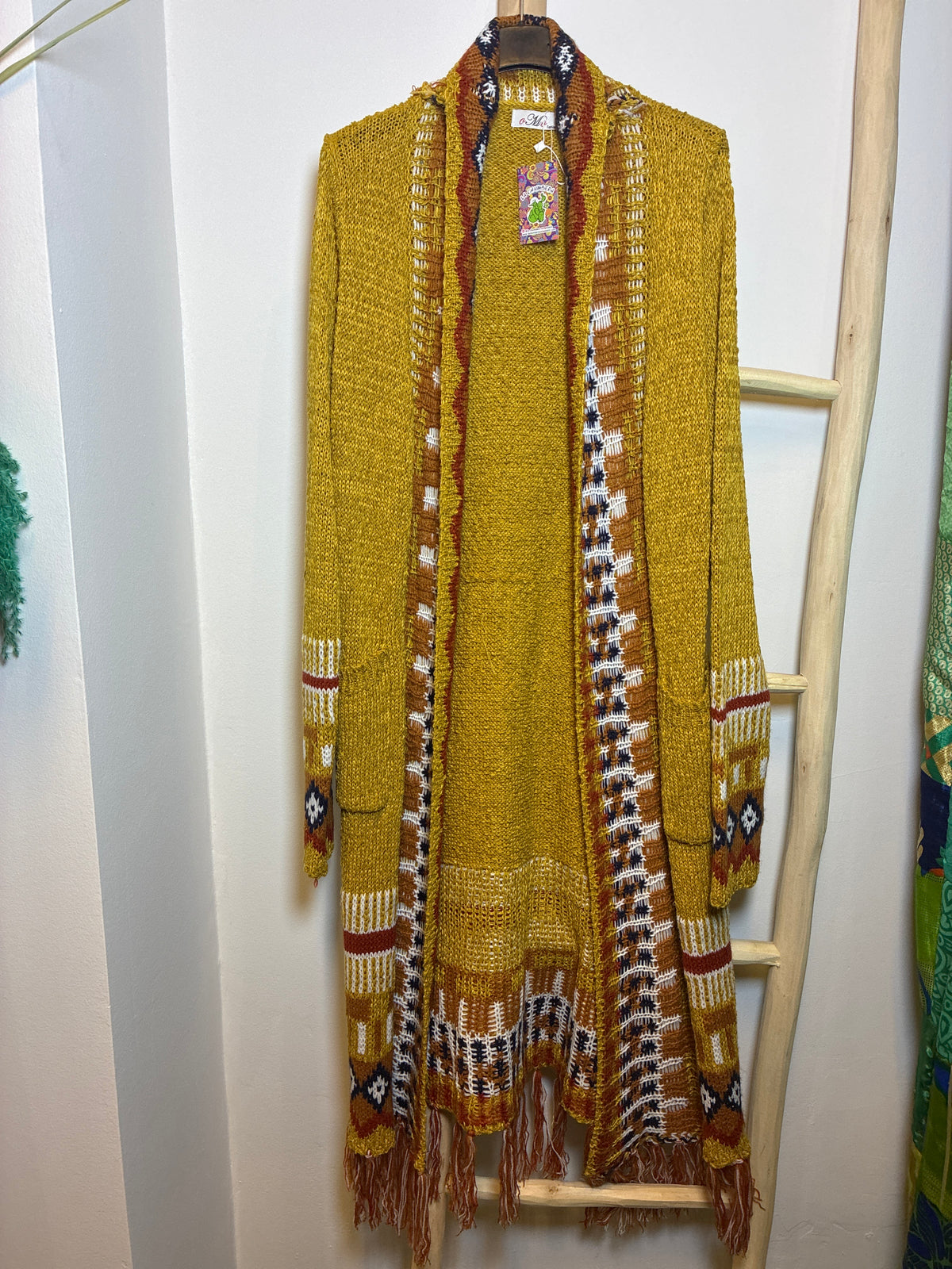 Chaqueta larga boho Andes
