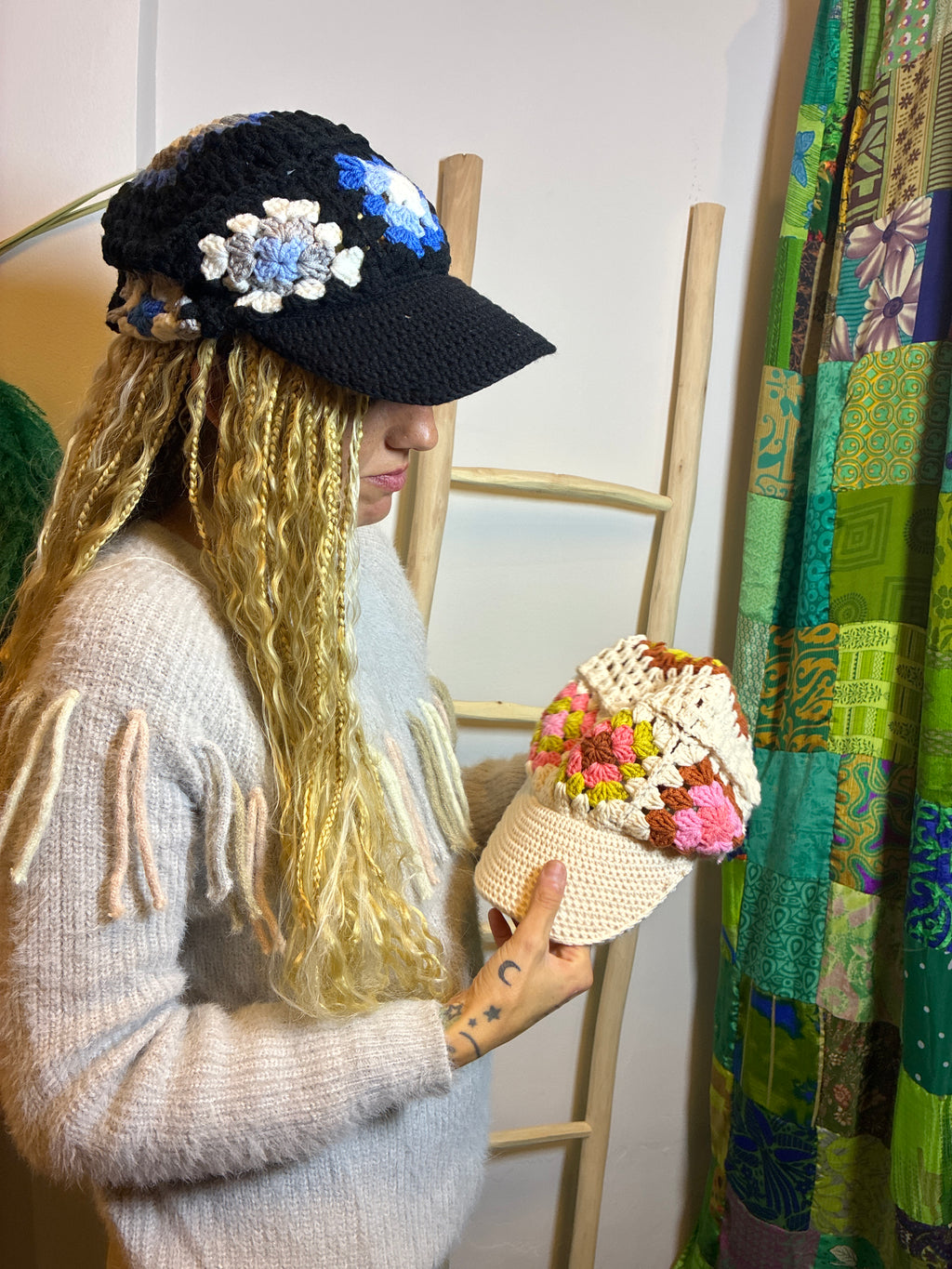 Gorra Granny Flowers