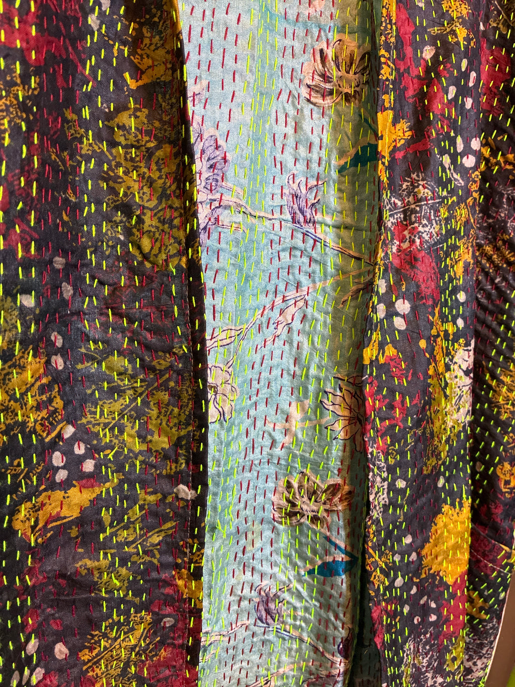 Kimono Kantha con cinturón