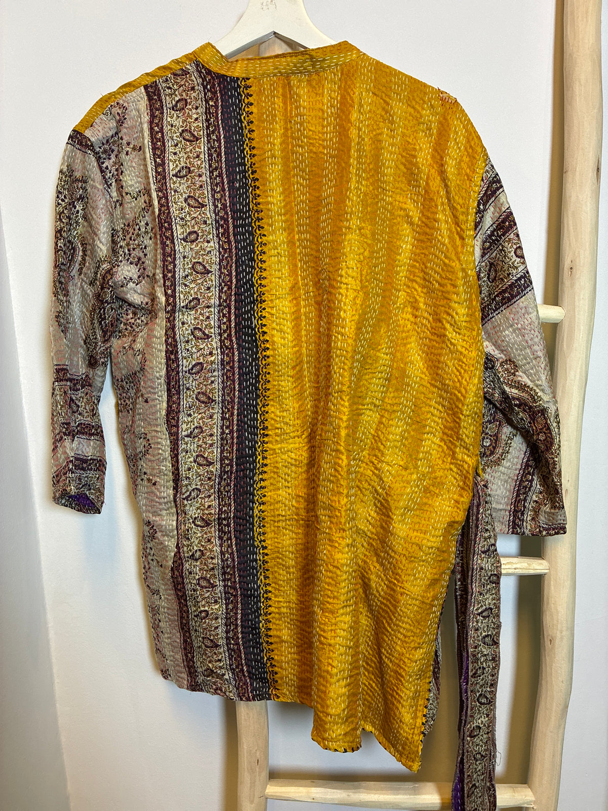 Kimono Kantha con cinturón
