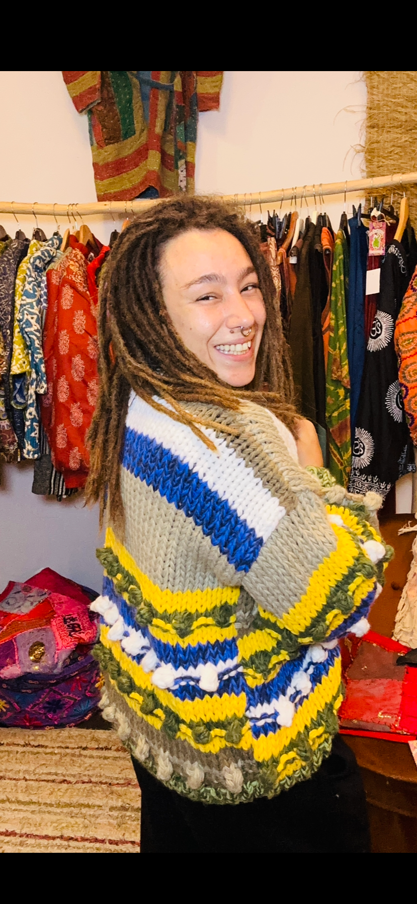Chaqueta Boho  POMPON