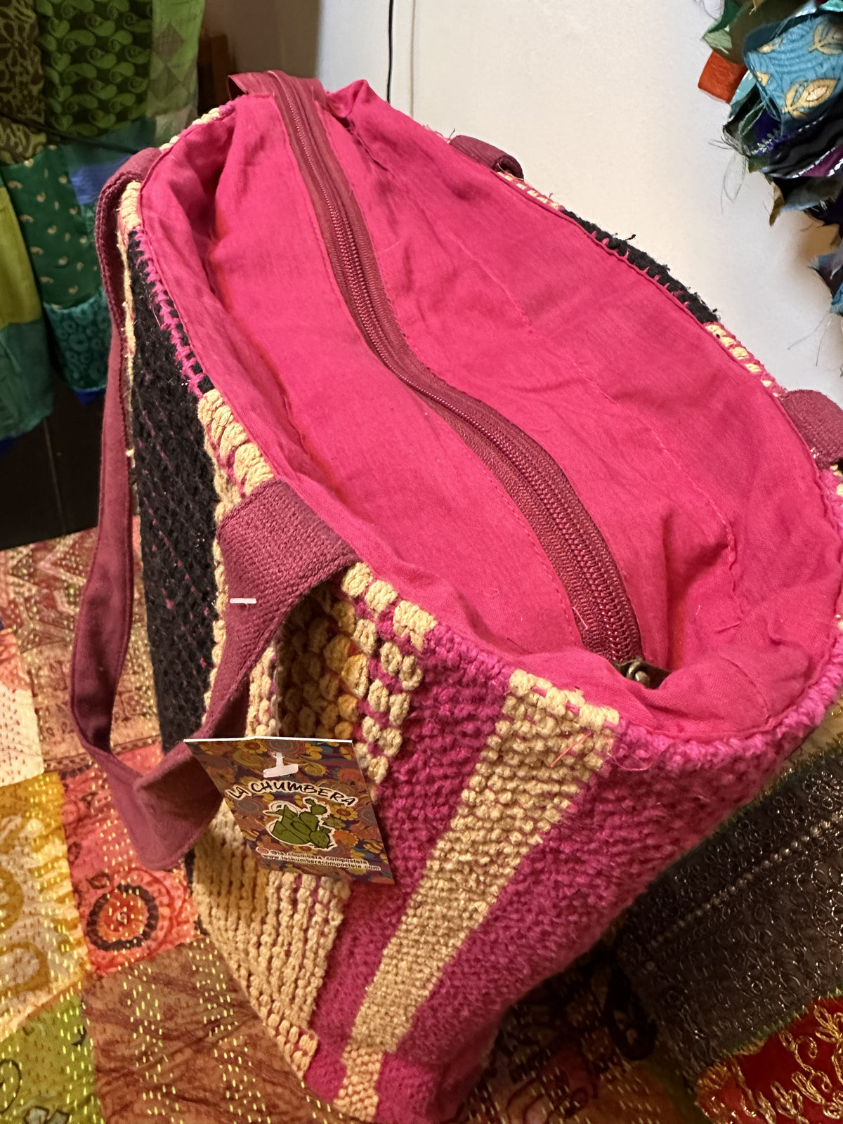 Bolso Tote Tejido Boho Jaipur
