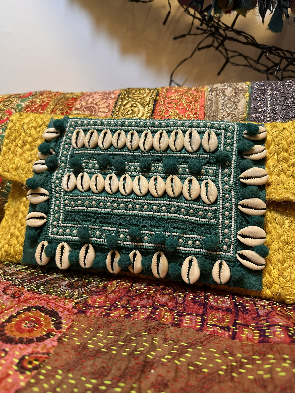 Clutch Conchas Esmeralda