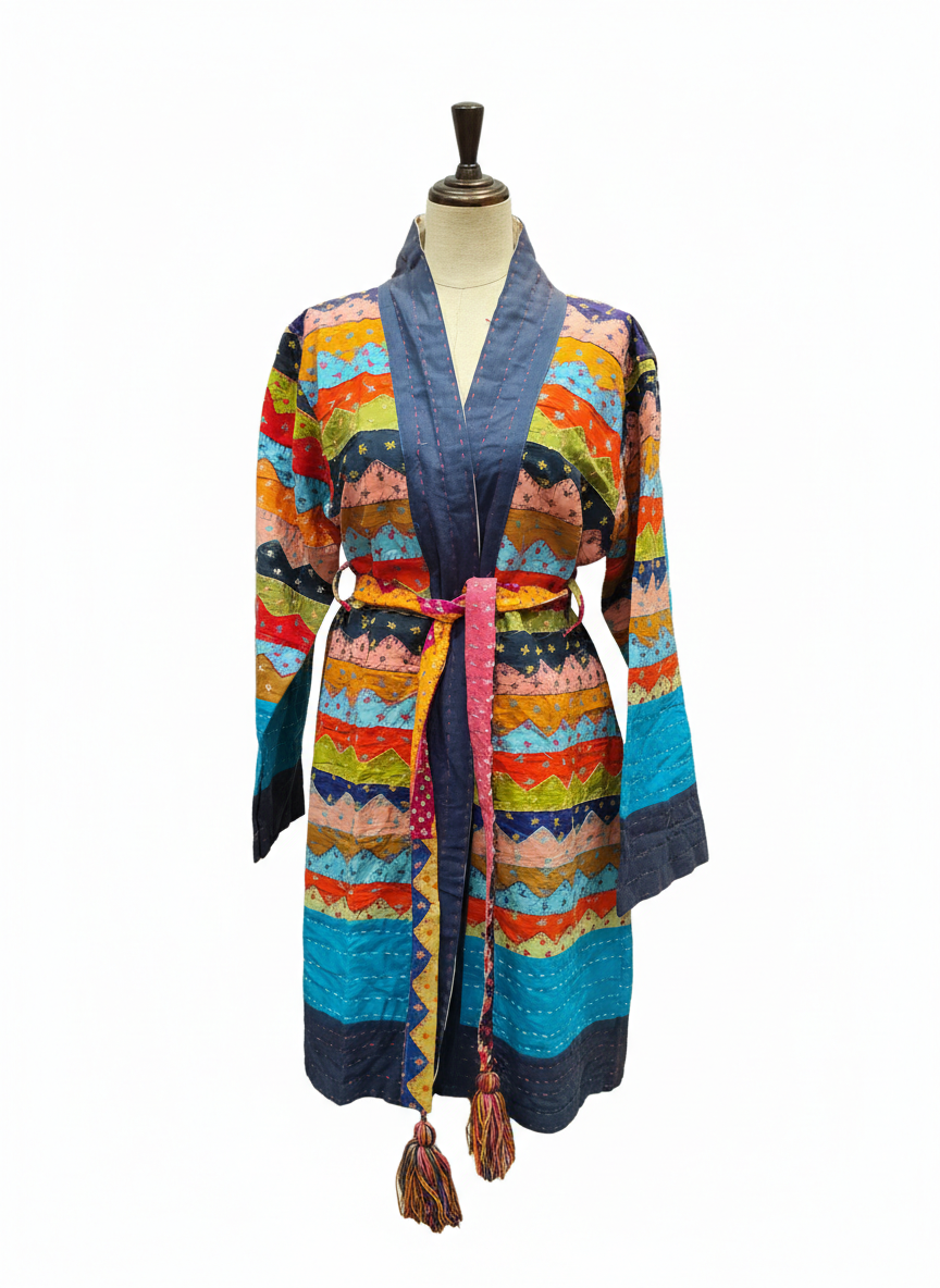 Kimono Patchwork Colores Vivos| lachumbera